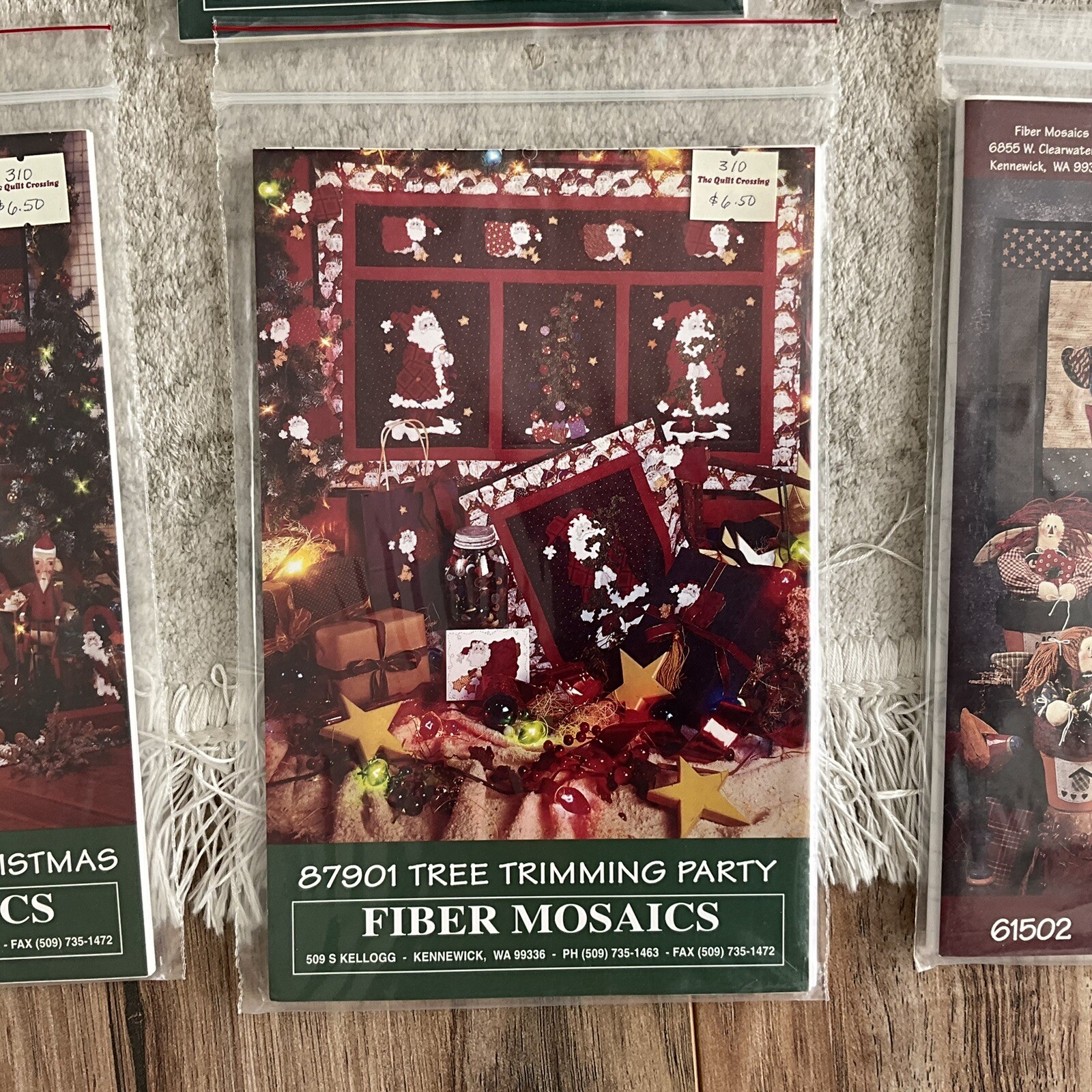 FIBER MOSAICS NEW UNUSED UNCUT Quilt Patterns