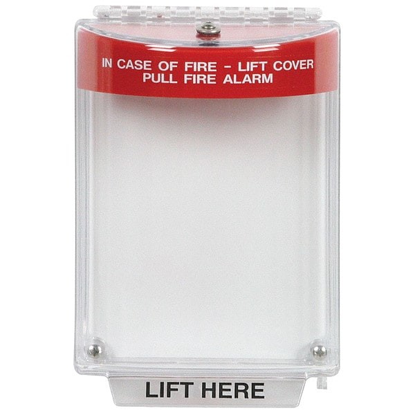 Safety Technology International Sti-13010Fr Pull Station Guard, Polycarbonate,