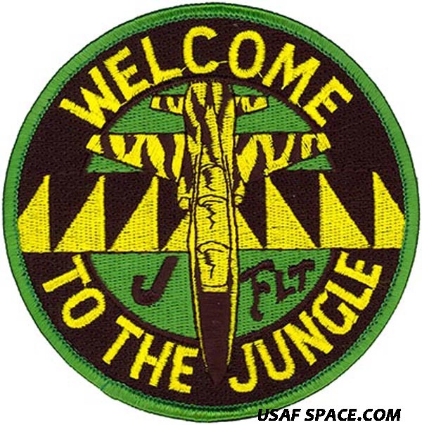 USAF 90th FLYING TRAINING SQ - J FLIGHT - WELCOME TO THE JUNGLE - ORIGINAL PATCH