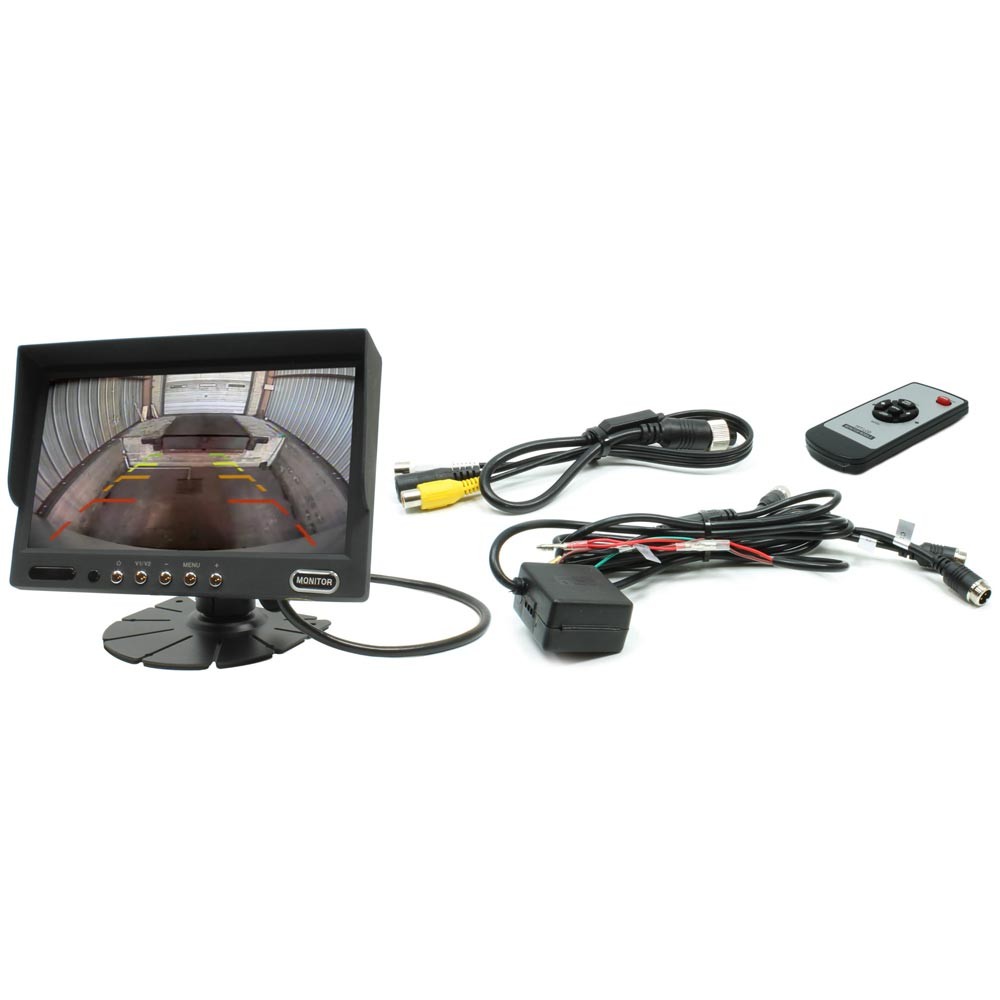 ROSTRA 250-8220 7" LCD VIDEO MONITOR w/ DASHBOARD MOUNT & DUAL CAMERA INPUTS