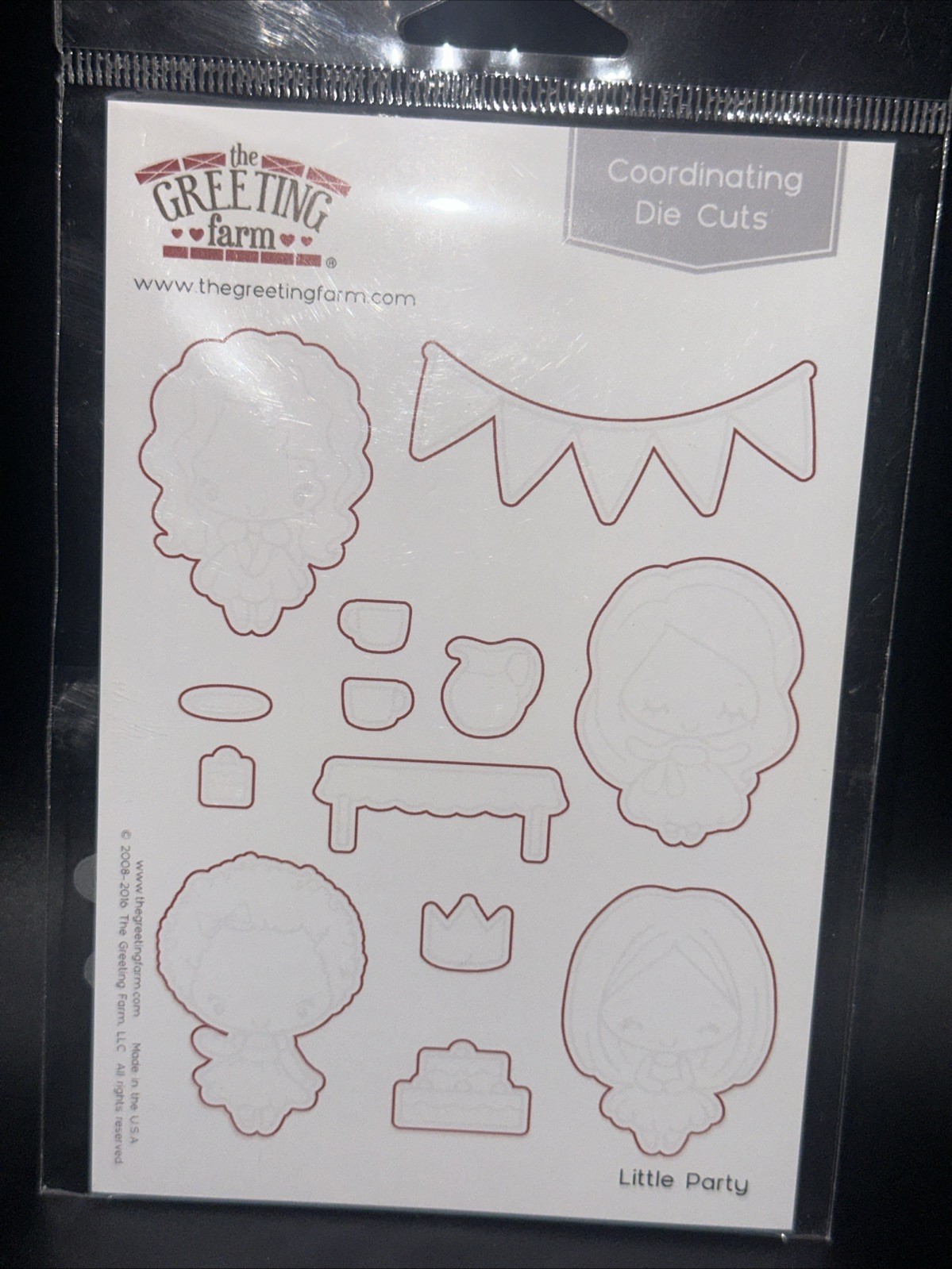 LITTLE PARTY Dies Set-The Greeting Farm-C Mini Anya