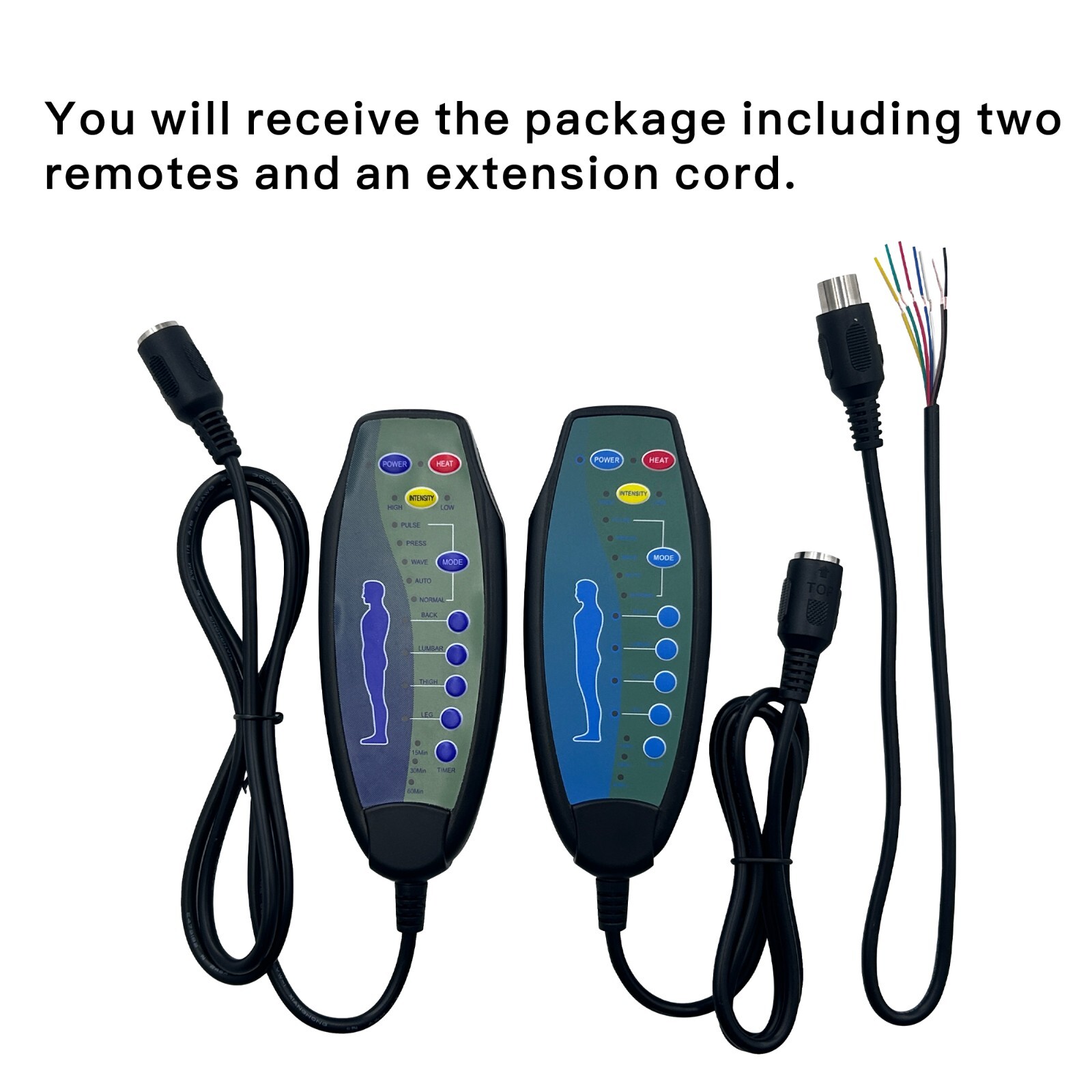 Massage Recliner Chair 8 Pin Female Plug Massage Remote Controller Replacement