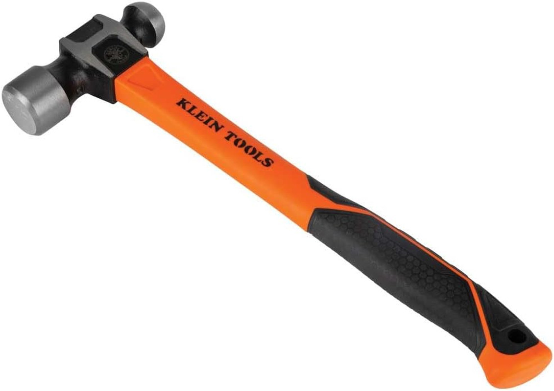 H80332 Ball-Peen Hammer, 32-Ounce Head, Fiberglass Non-Slip Shock Absorbing Grip