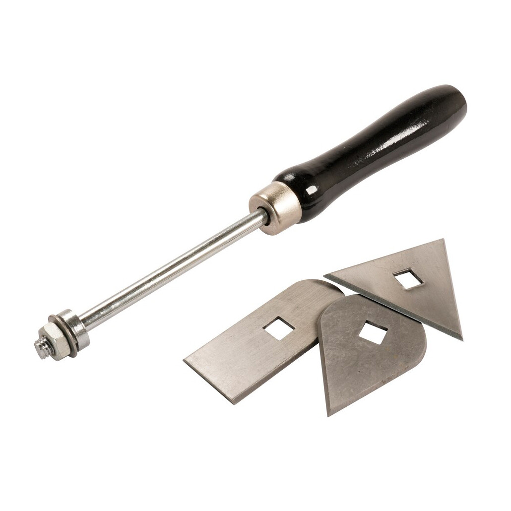 Heat Gun Contour Scraper Sets with 3 Different Tips - Scraper Tool Kits - Newly