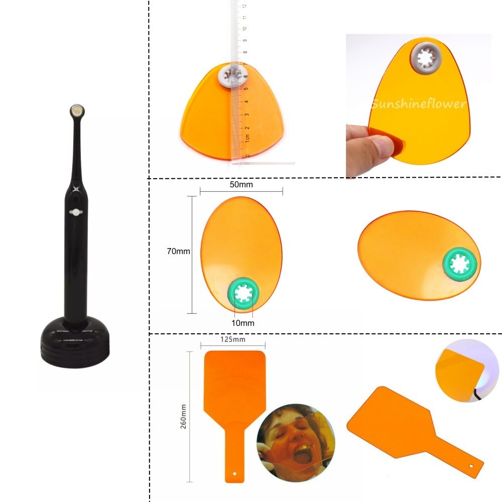 Dental 10W Wireless Cordless LED Curing Light Lamp 2000MW Resin Cure Shade Board