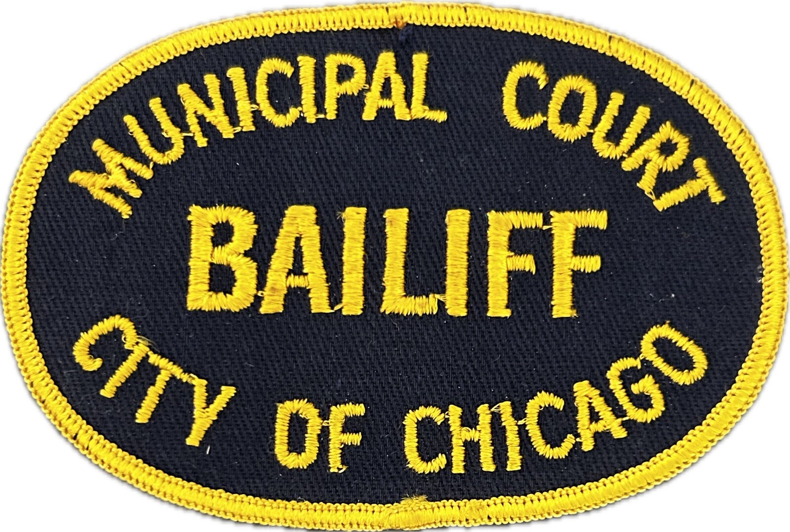 VINTAGE ILLINOIS IL CHICAGO MUNICIPAL COURT BAILIFF POLICE DEPT PATCH#KP