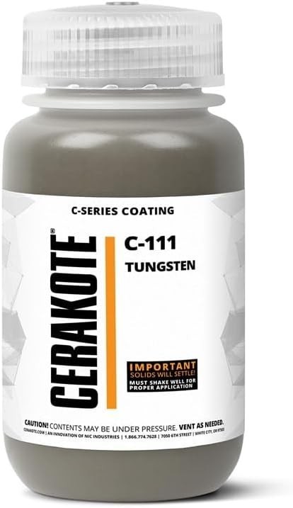 Cerakote C-Series Air Cure Ceramic Coating C-111Q Tungsten (32oz)