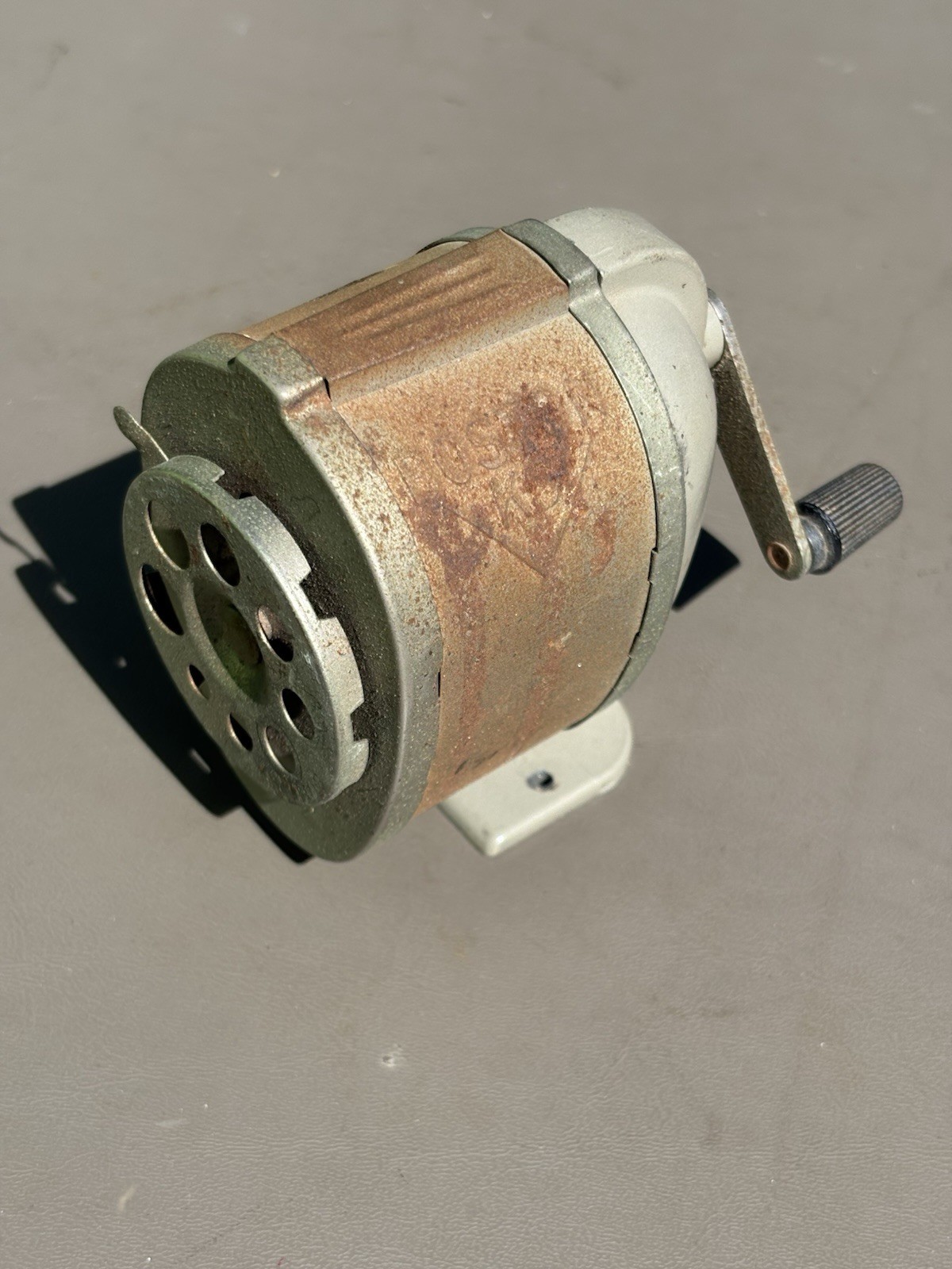 Vintage Boston Model KS Pencil Sharpener Hunt Manufacturing Co. Mountable