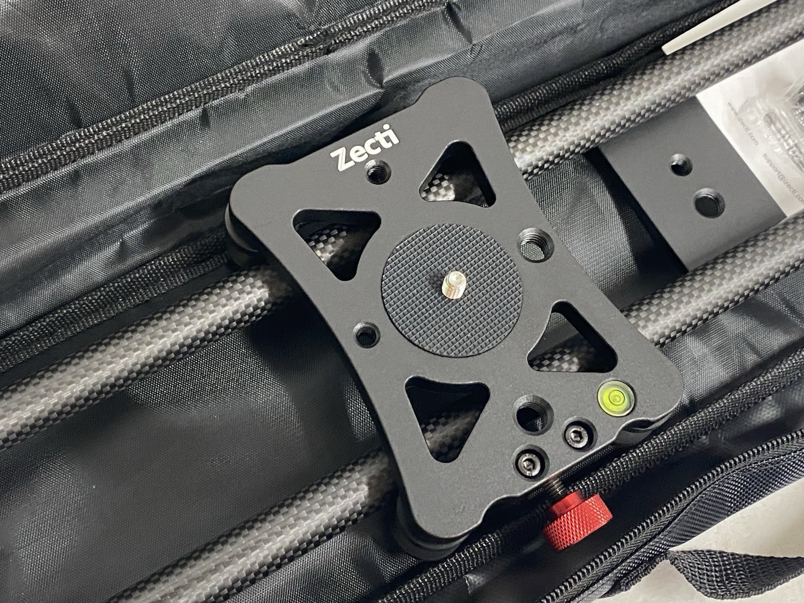 Zecti Camera Slider 24" / 60 cm Adjustable Carbon Fiber Dolly Track w/ Case
