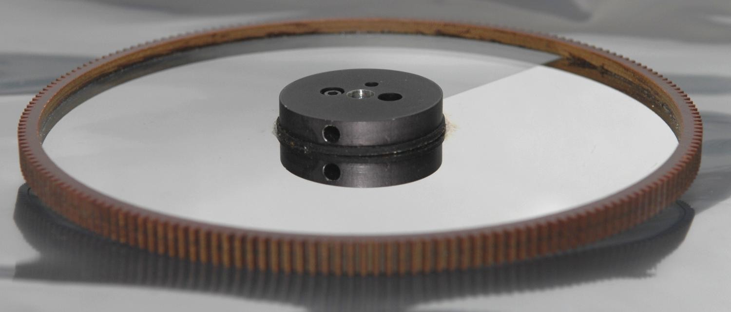 6.2" OD CIRCULAR VARIABLE ATTENUATOR / ND FILTER, GEARED RIM