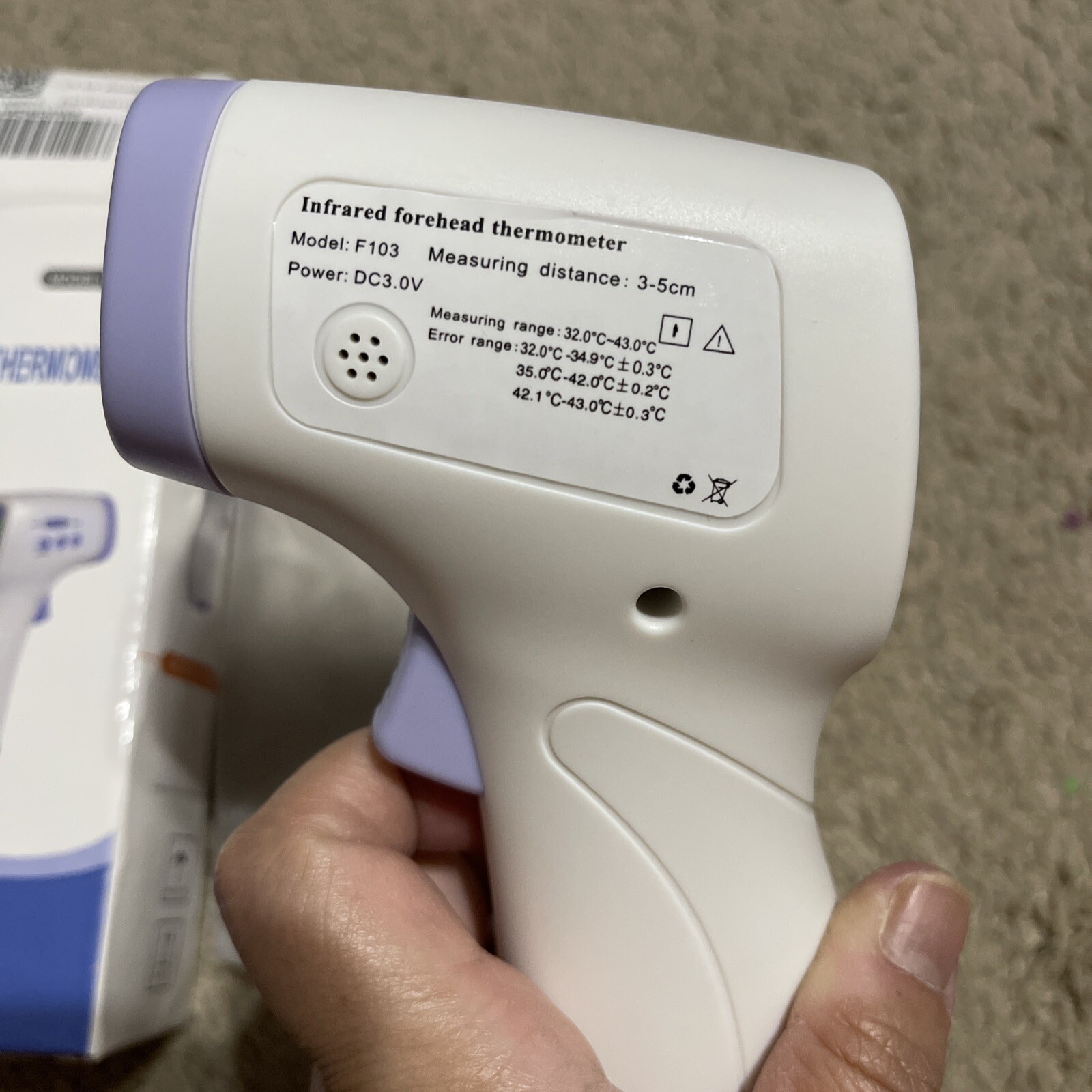 Hurconn Infrared Forehead Thermometer F103