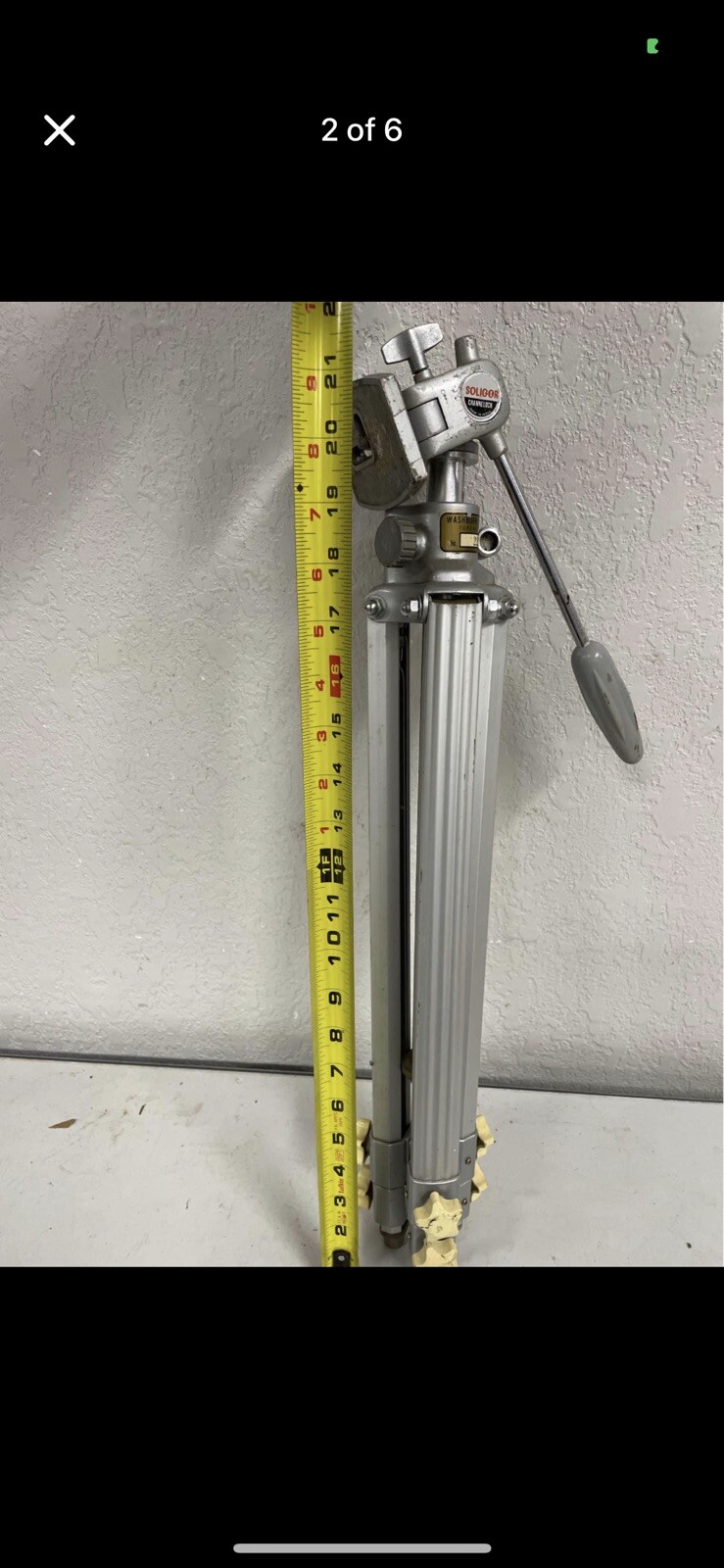Vintage Soligor Channelock Camera Tripod NLHB *Rd description*