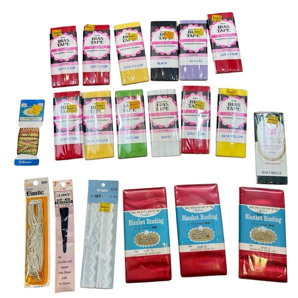 Lot of 20 Brand New Vintage Sewing Supplies