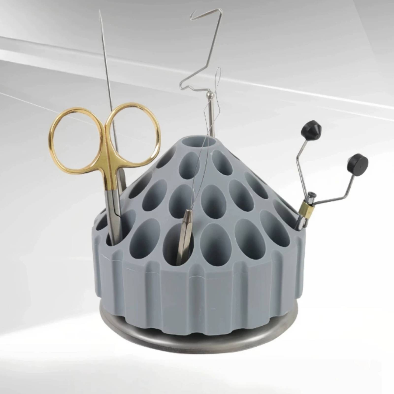 Fly-Tying Tool Stand Engineering Plastic Fly Tying Tool Holder Space-Saving