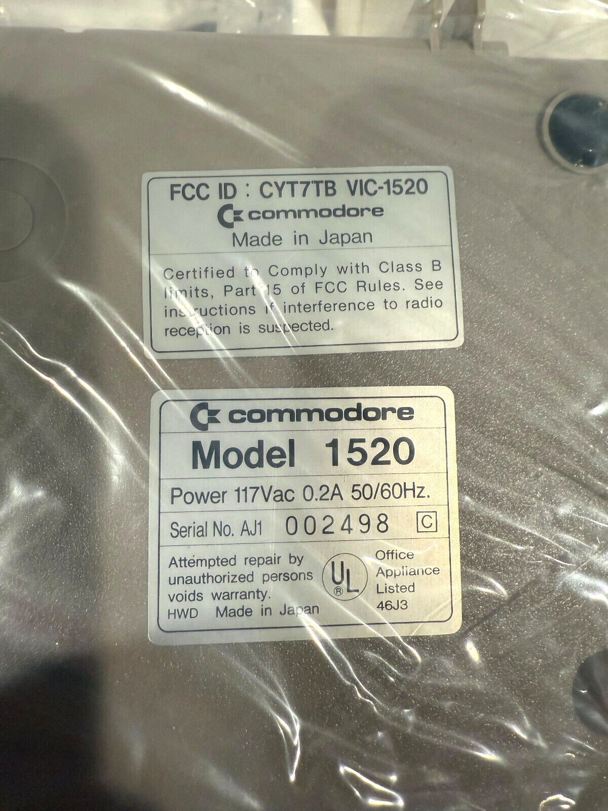New Commodore 1520 Printer Plotter For Commodore Computer