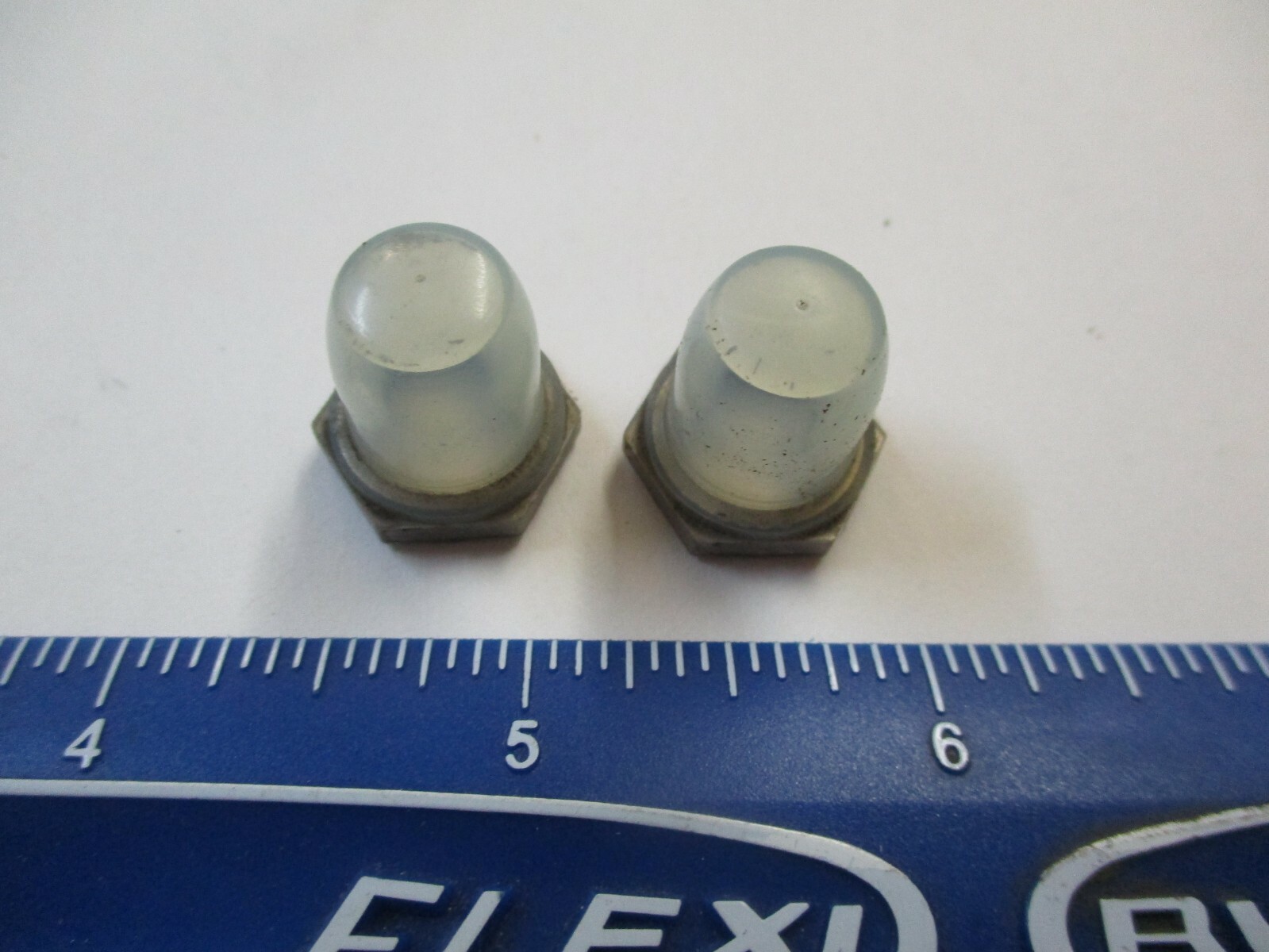 *2* Toggle Switch Boots *NOS* dirty