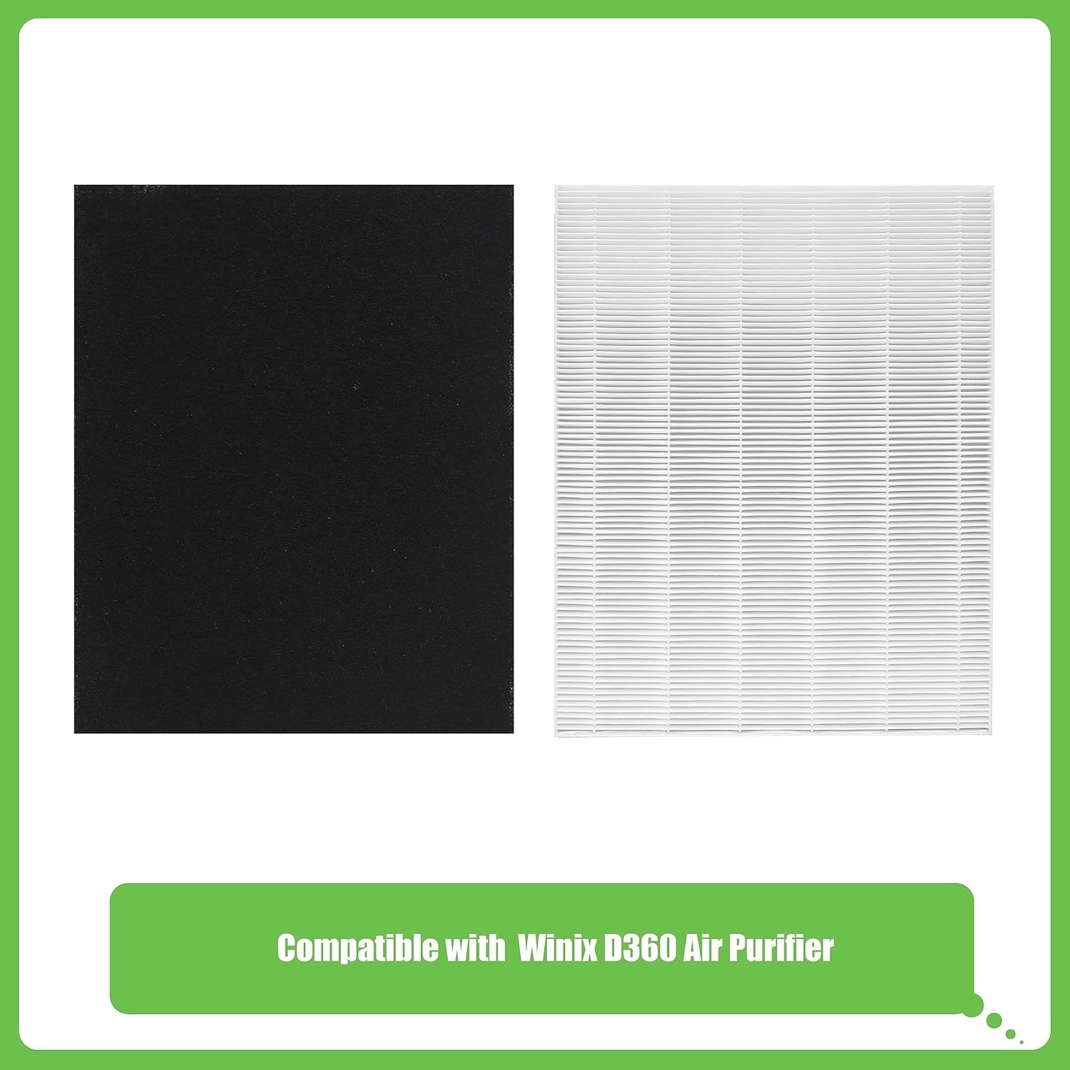 D360 True HEPA Replacement Filter D3, Compatible with Winix D360 Air Purifier...
