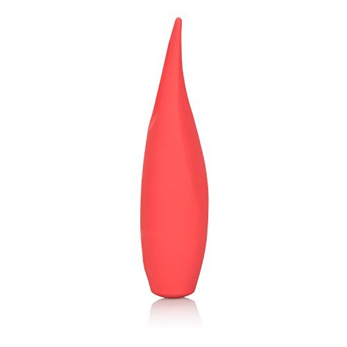 Red Hot Spark USB Rechargeable Silicone Massager Waterproof Red
