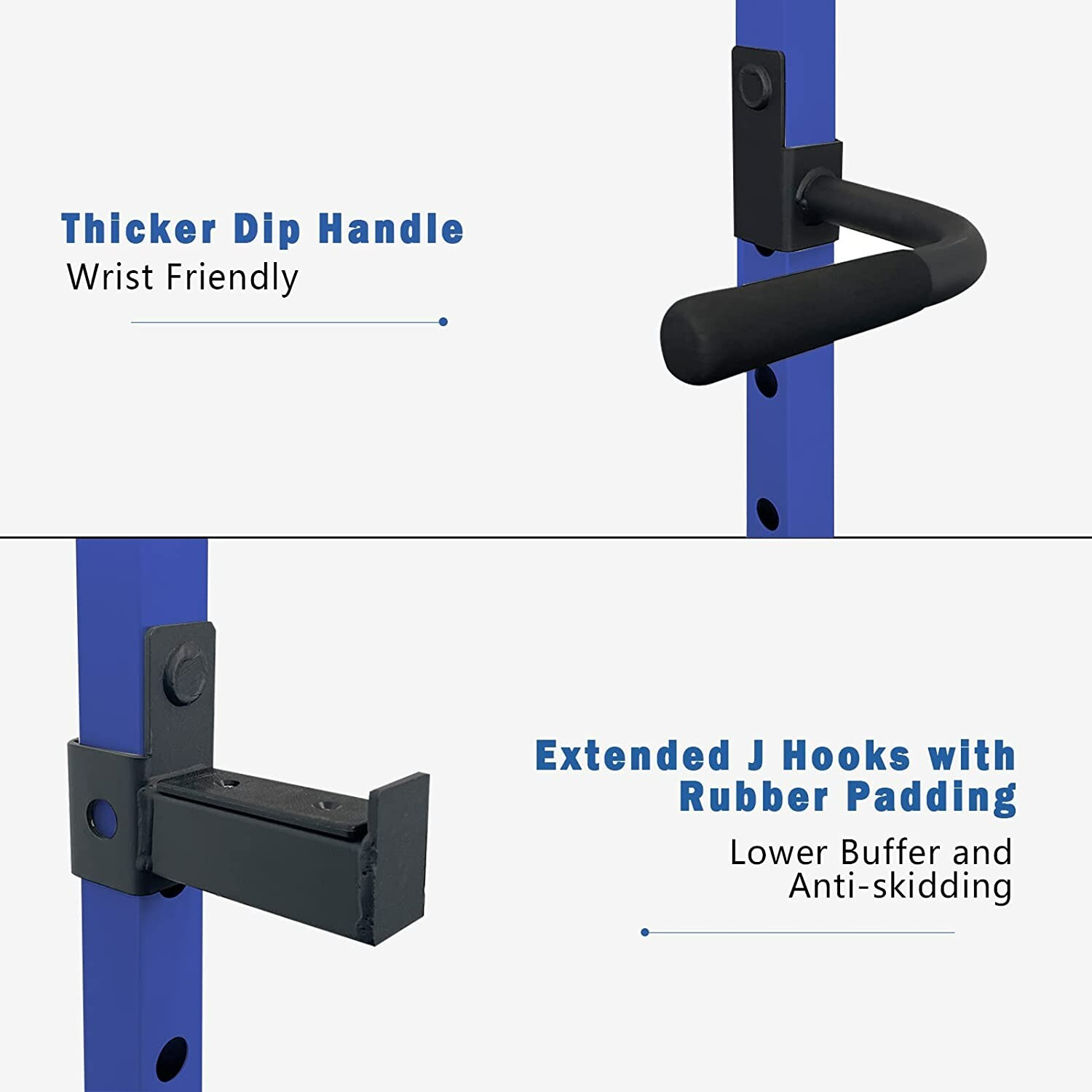 Multi-functional Power Cage,Home Adjustable Pullup Squat Rack 1000Lbs Capacity