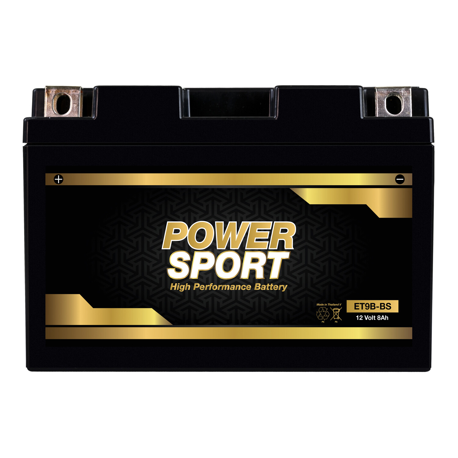 YT9B-BS 12V 8AH Battery Replacement for GT9B-4, UT9B-BS, YT9B-4, PT9B-4