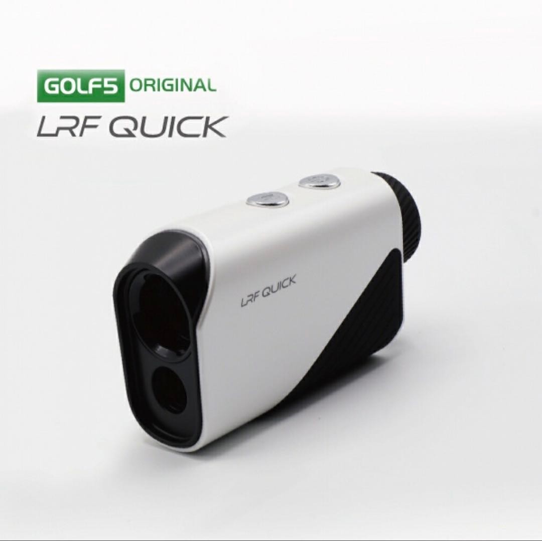 LRF QUICK Golf Laser Distance Meter Used 2x with Case & Accessories