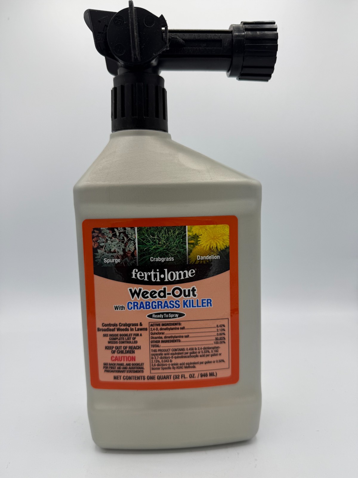 Fertilome Weed-Out Lawn Weed Killer RTS 32 oz Trimec broadleaf herbicide qt