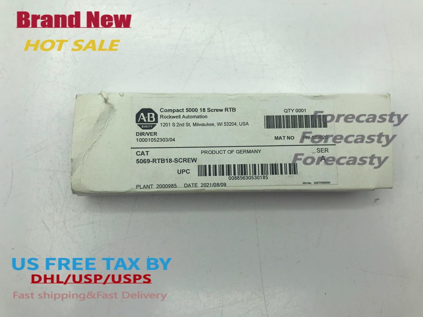 NEW ~ Allen-Bradley5069-RTB18-SCREW /A Compact 5000 18-Screw RTB SEALED！