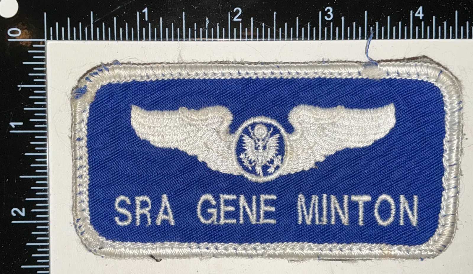 Cold War USAF US Air Force NAMED Air Crew Wings HOOK & LOOP