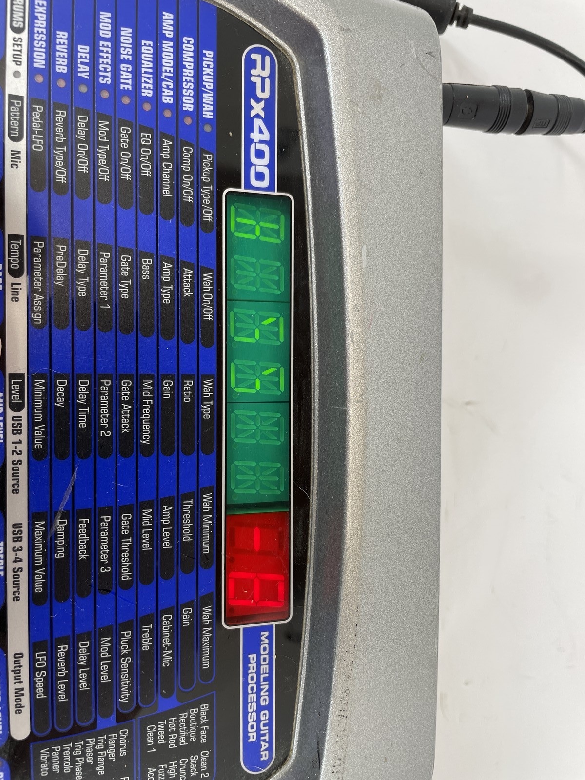 DigiTech RPX400 Modeling Guitar Processor Multi-Effects Pedal Pedalboard ONLY