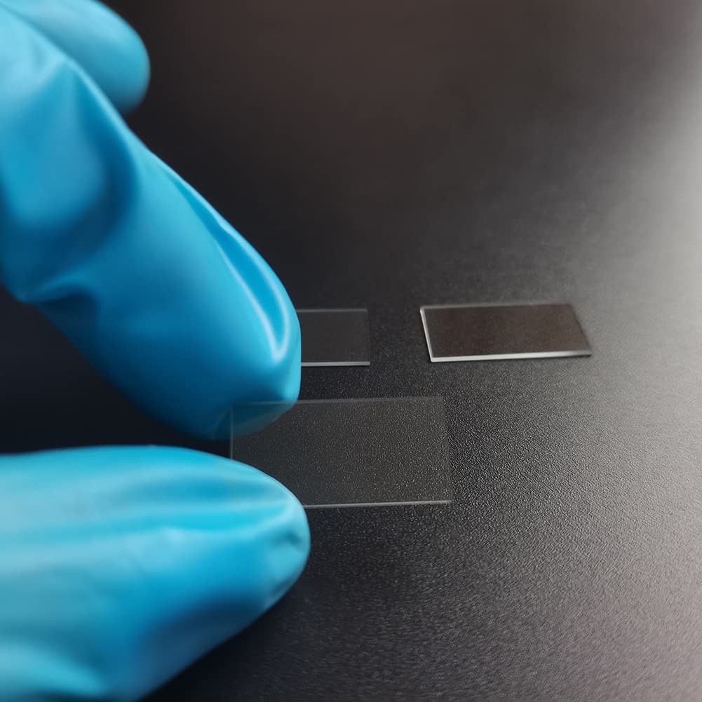 ito Coated Conductive Glass Slides Cover Slips for Lab 10mm×20mm Thickness 0....