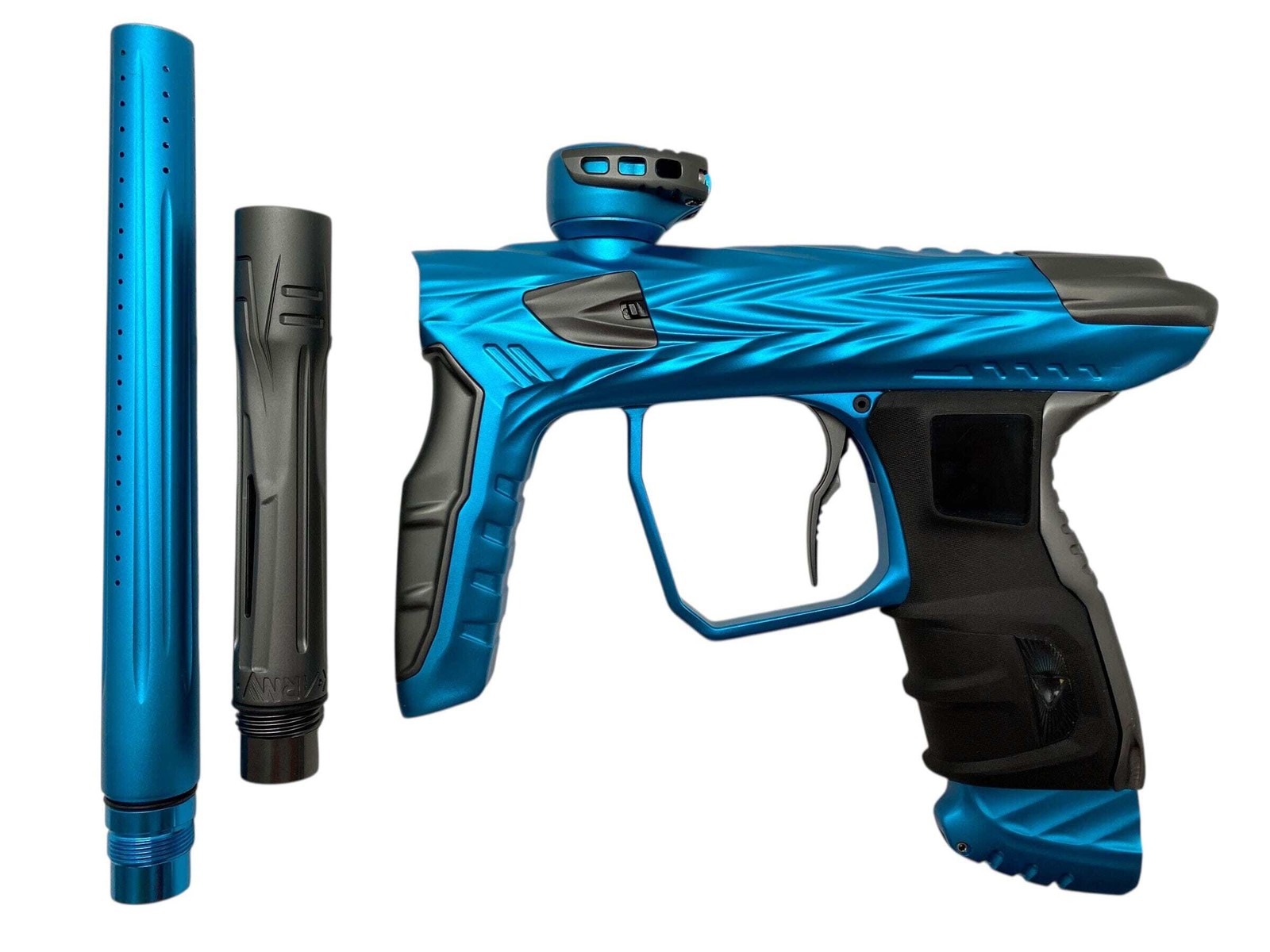 Dlx Hk Army Luxe Shredder Idol Shredder Paintball Gun Teal/Grey