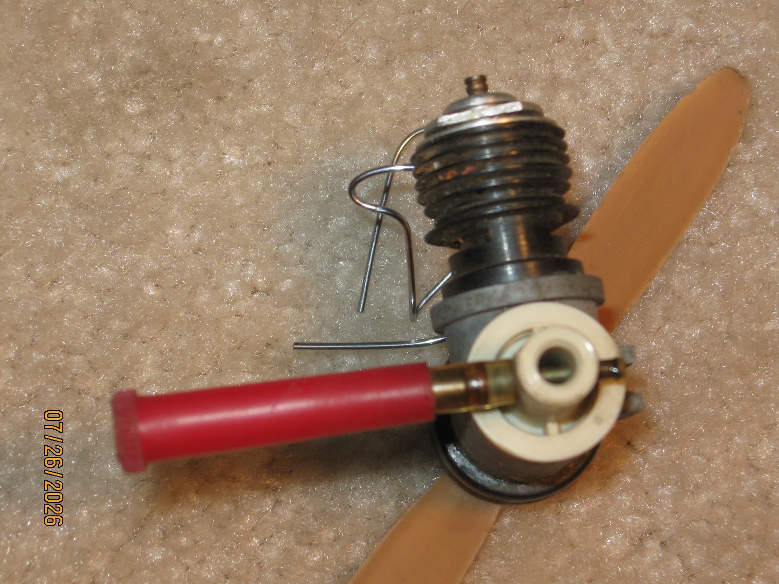 TESTORS .049 "PIPE BOMB" GLOW MODEL AIRPLANE ENGINE