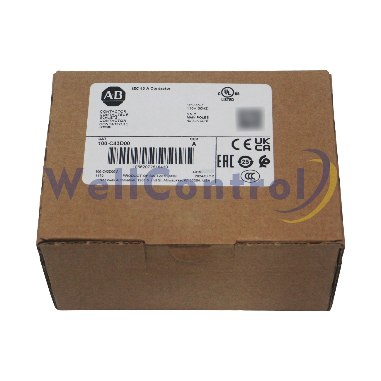 Brand New 100-C43D00 Allen Bradley 100-C IEC 43 A Contactor Screw Terminals