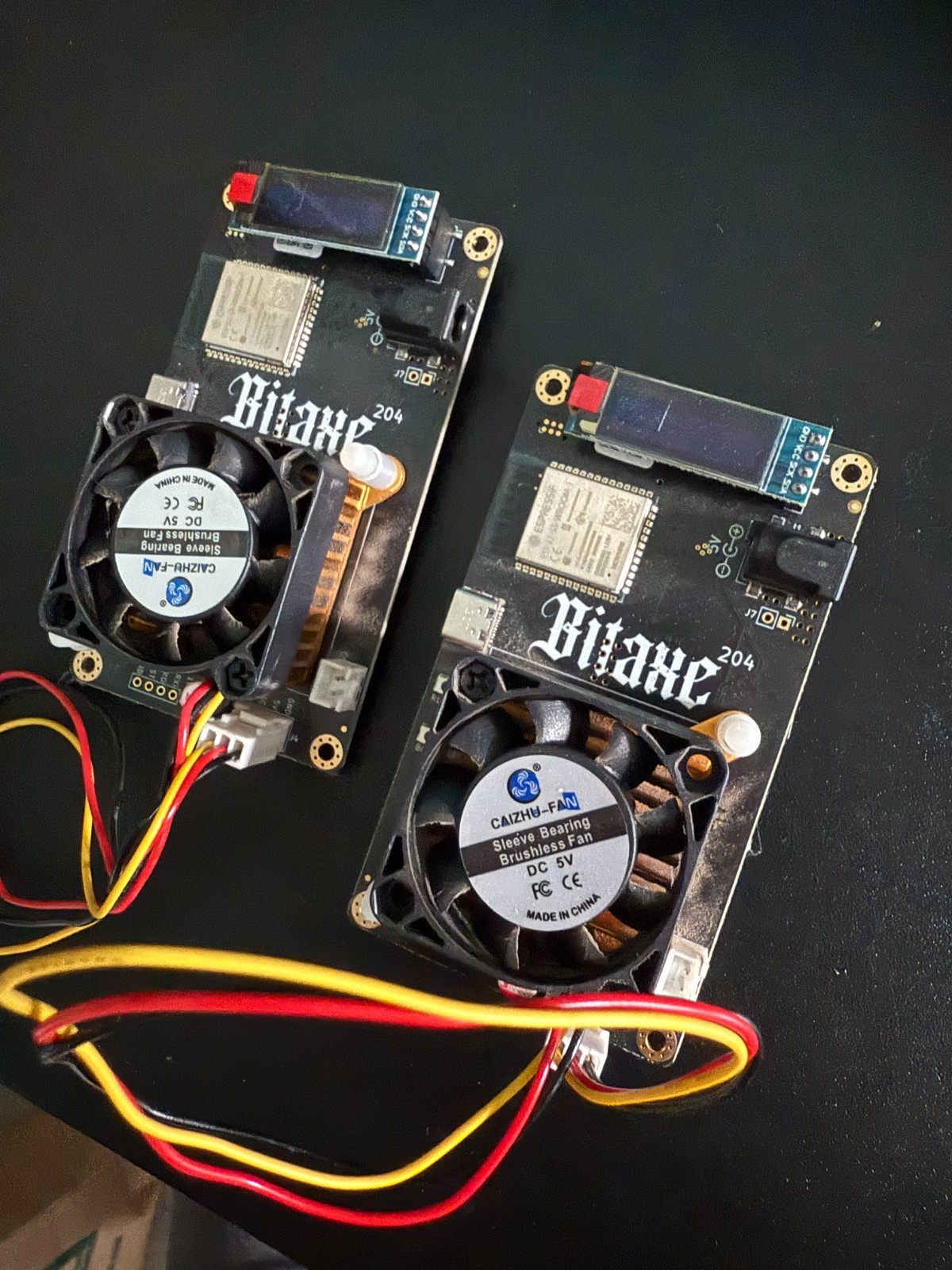 Lot of 2 Bitaxe 204 BTC Solo Lottery Miner BTC Miner
