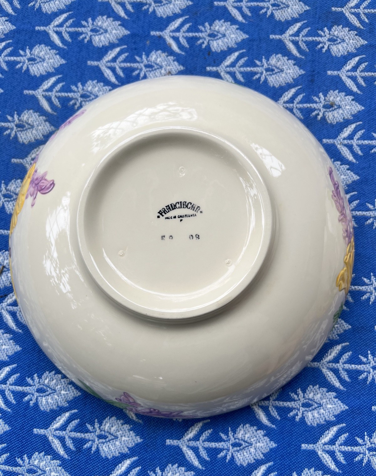 Franciscan poppy pattern large 11 inch vegetable bowl