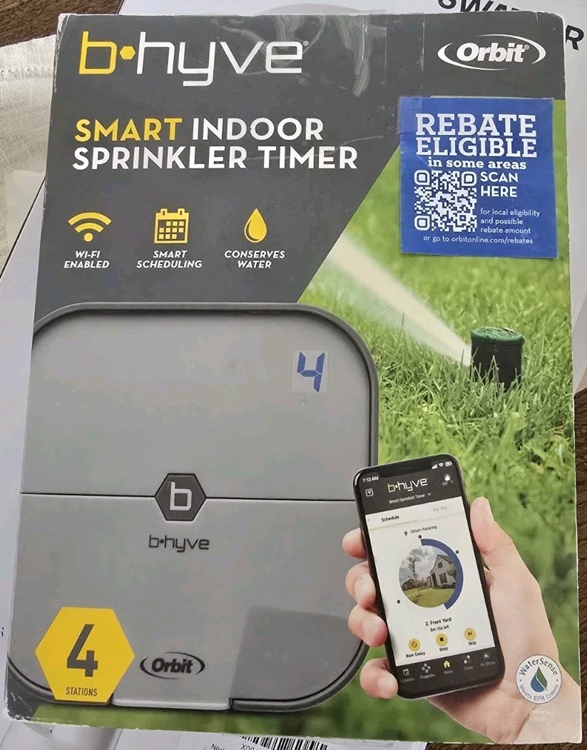 Orbit B-hyve 4-Zone Smart Indoor Sprinkler Controller - 57915