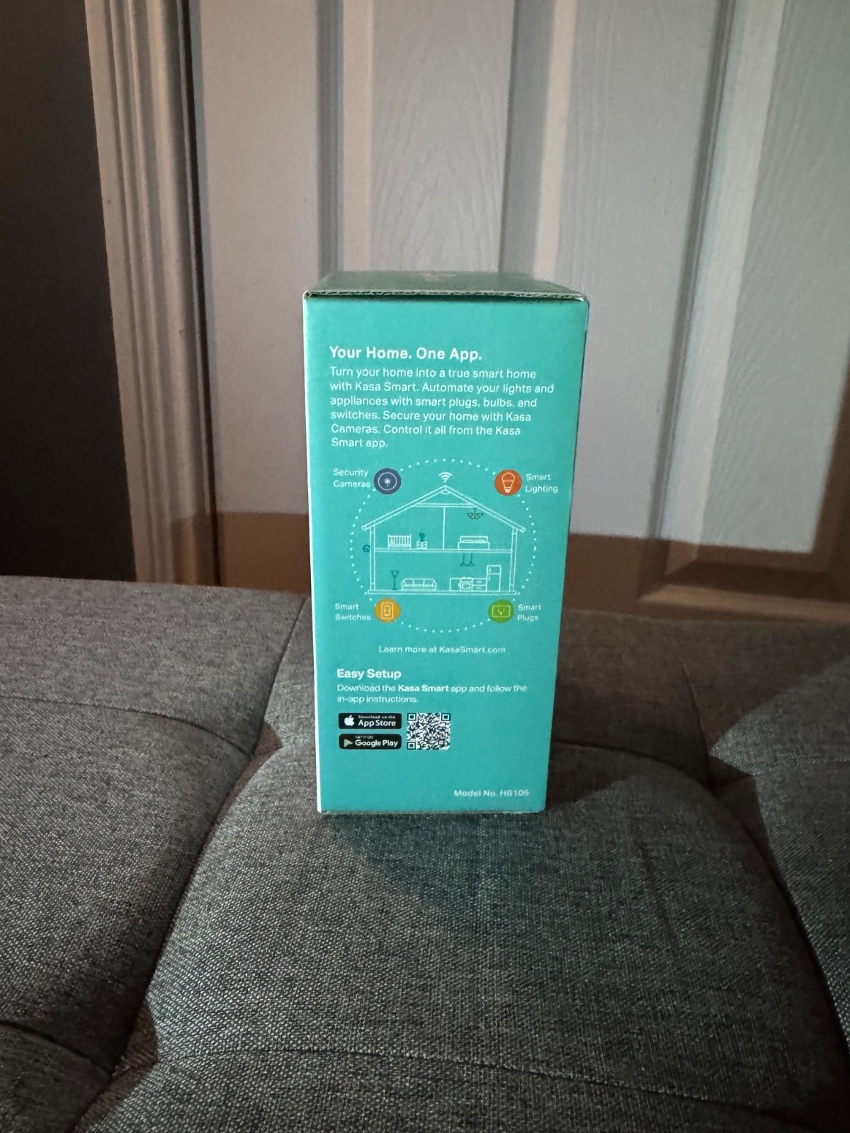Kasa Smart Wi-Fi Plug Mini by TP-Link - White Model HS105