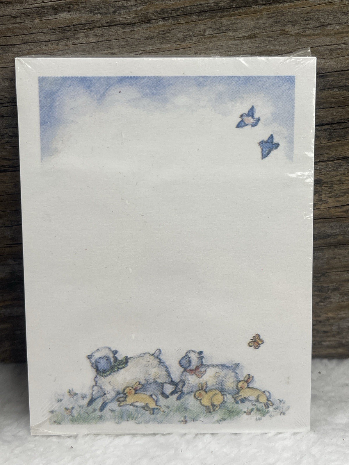 2 Susan Winget Press Note Sheets Lang Shelling & Together Sheep Rabbits Sealed