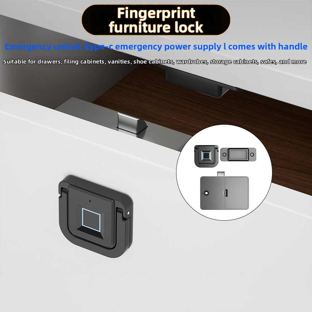 Fingerprint Lock Biometric Security For Office Scratch-resistant Alloy