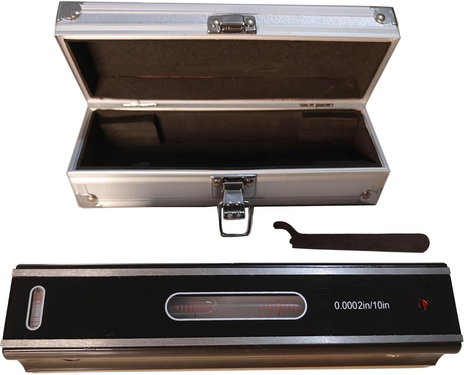 8" Precision Level Tool 0.0002" Accuracy for Machinists & Toolmakers
