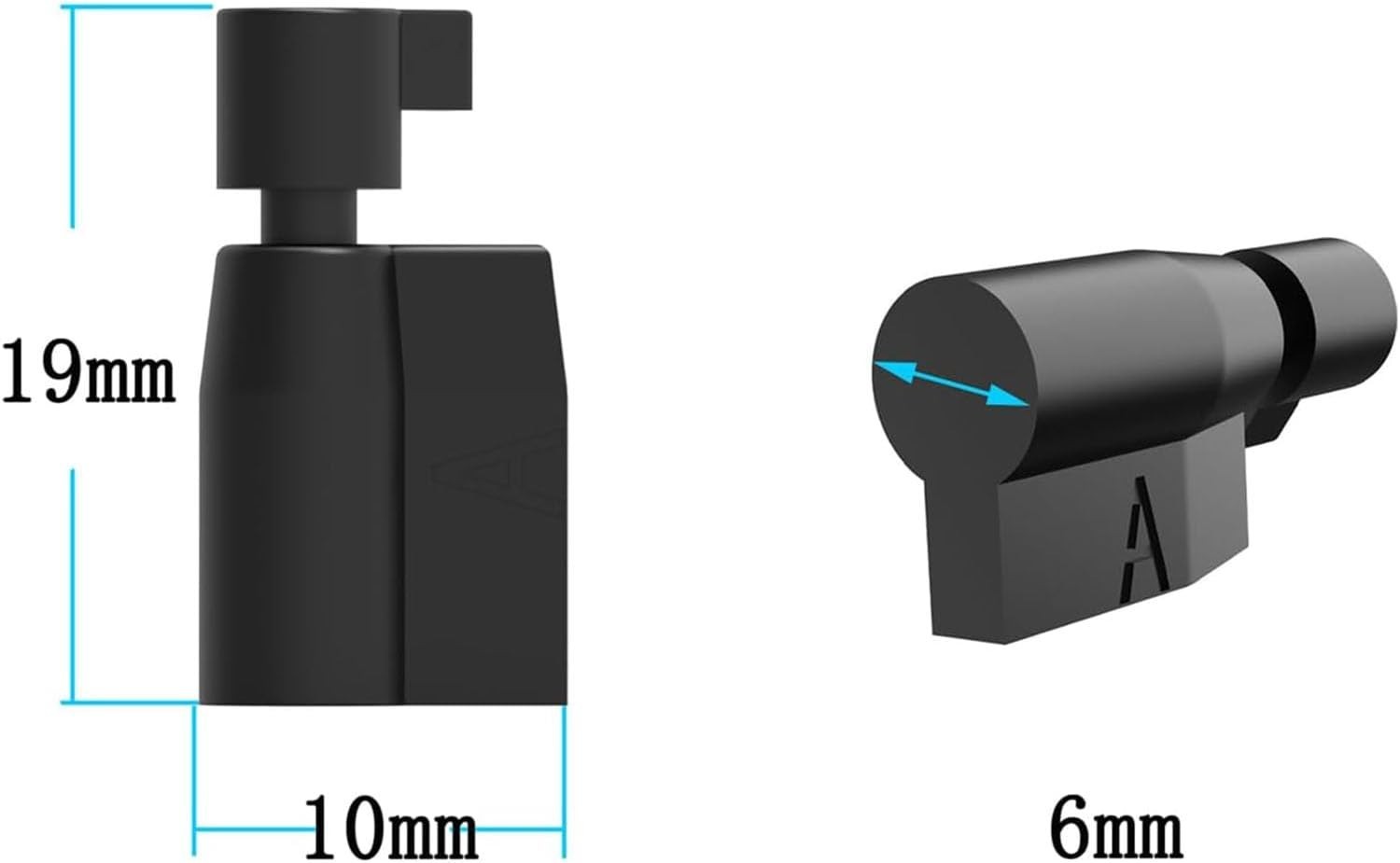 5PCS Disposable Permanent Locks Compatible with Cobra Series Chastity Cage