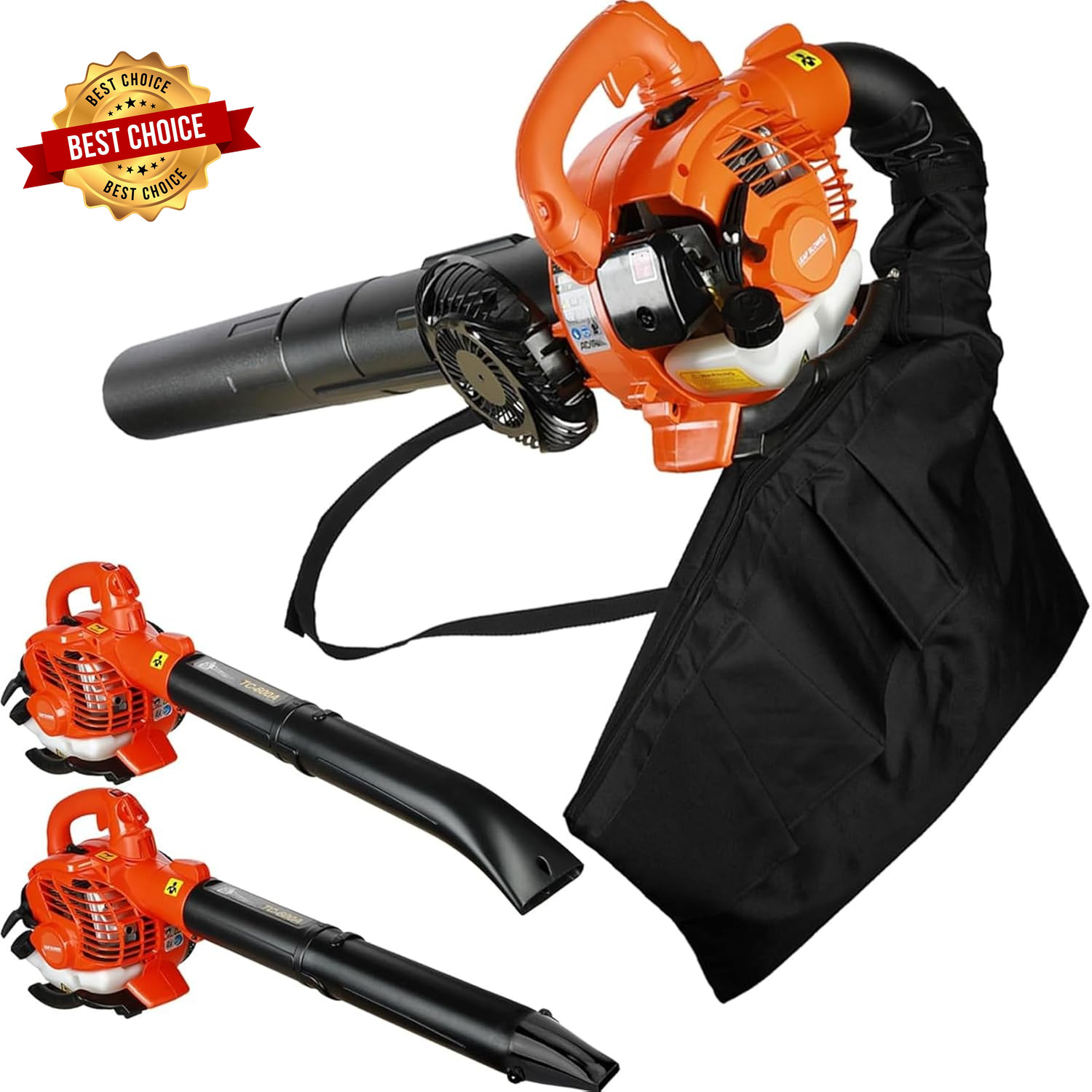 3-in-1 Gas Leaf Blower Vacuum & Mulcher 2-Stroke Handheld Petrol Leaf Blower NEW