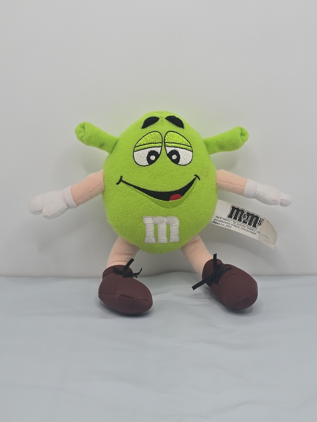 2004 Shrek Green M&M'S Plush Small 6" Posable Arms & Legs