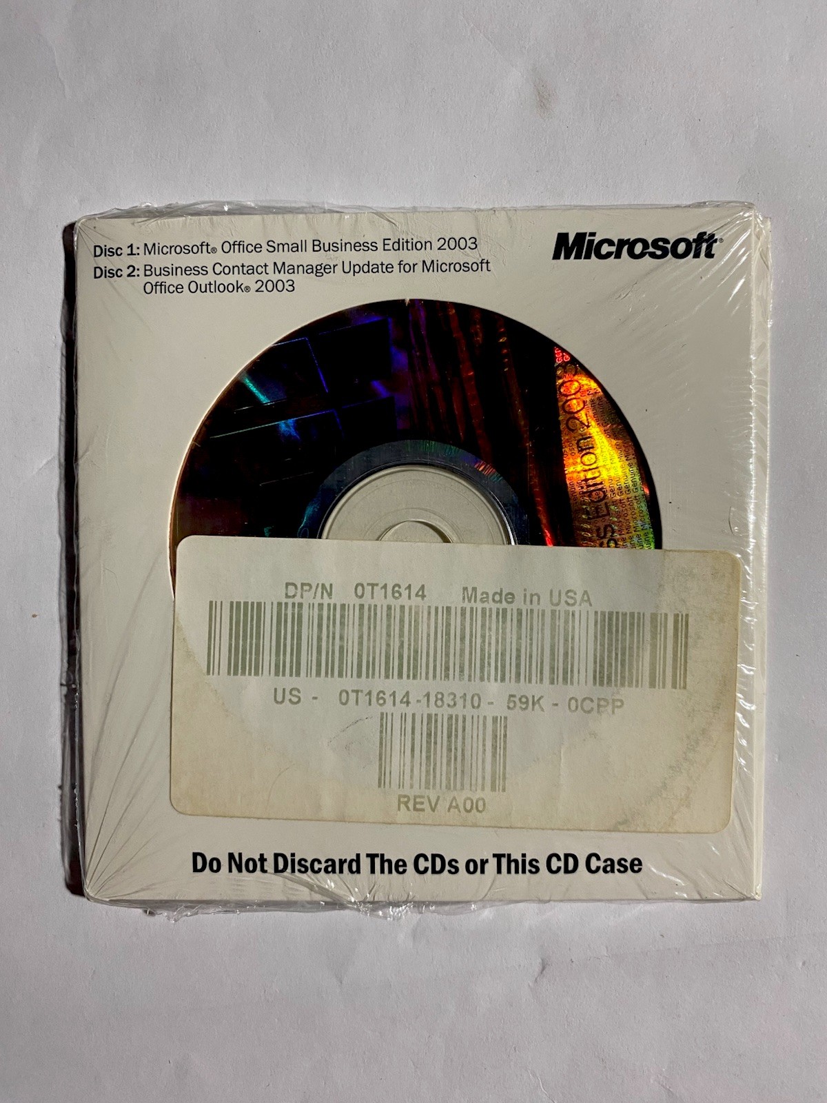 Dell Microsoft Office Small Business Edition 2003 with BCM Disc