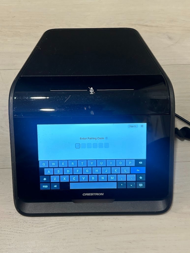 Tested Crestron CCS-UC-1-W/PS Mercury UC Conference Console With Power Adapter