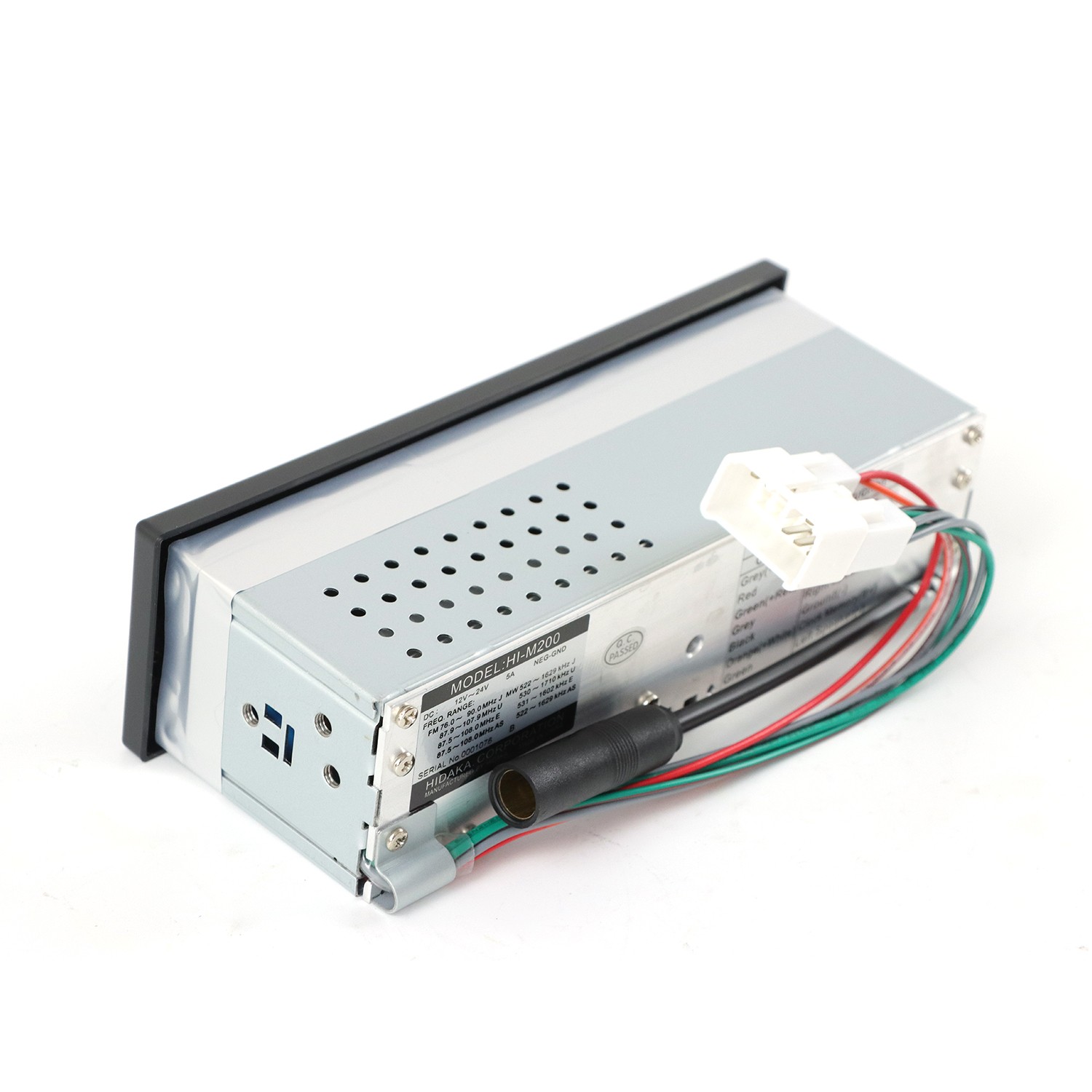 Player Radio MP3 Car Hitachi AM for Excavator w/ M200 24V Truck Bluetooth USB FM