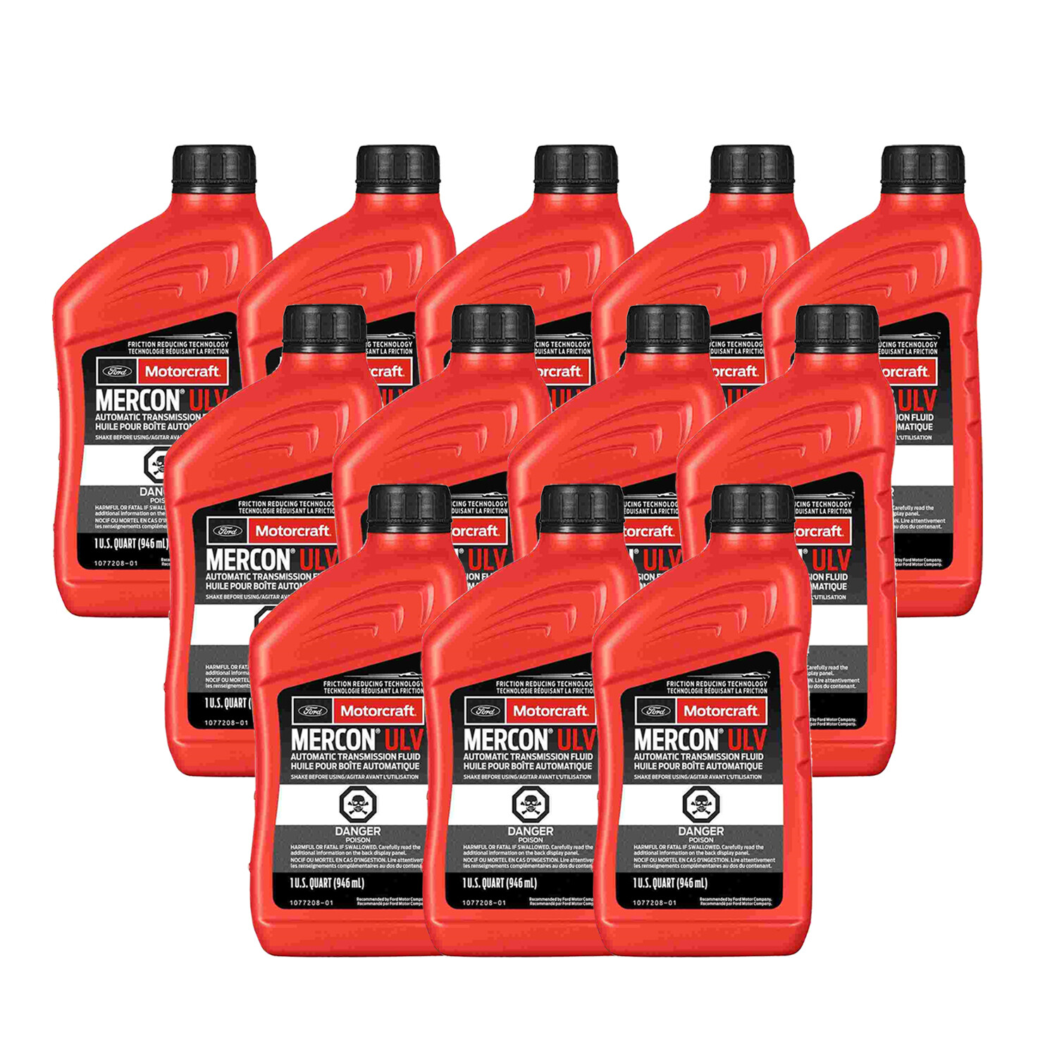 Motorcraft OEM Automatic Transmission Fluid ATF Kit Mercon ULV - 12 Quart