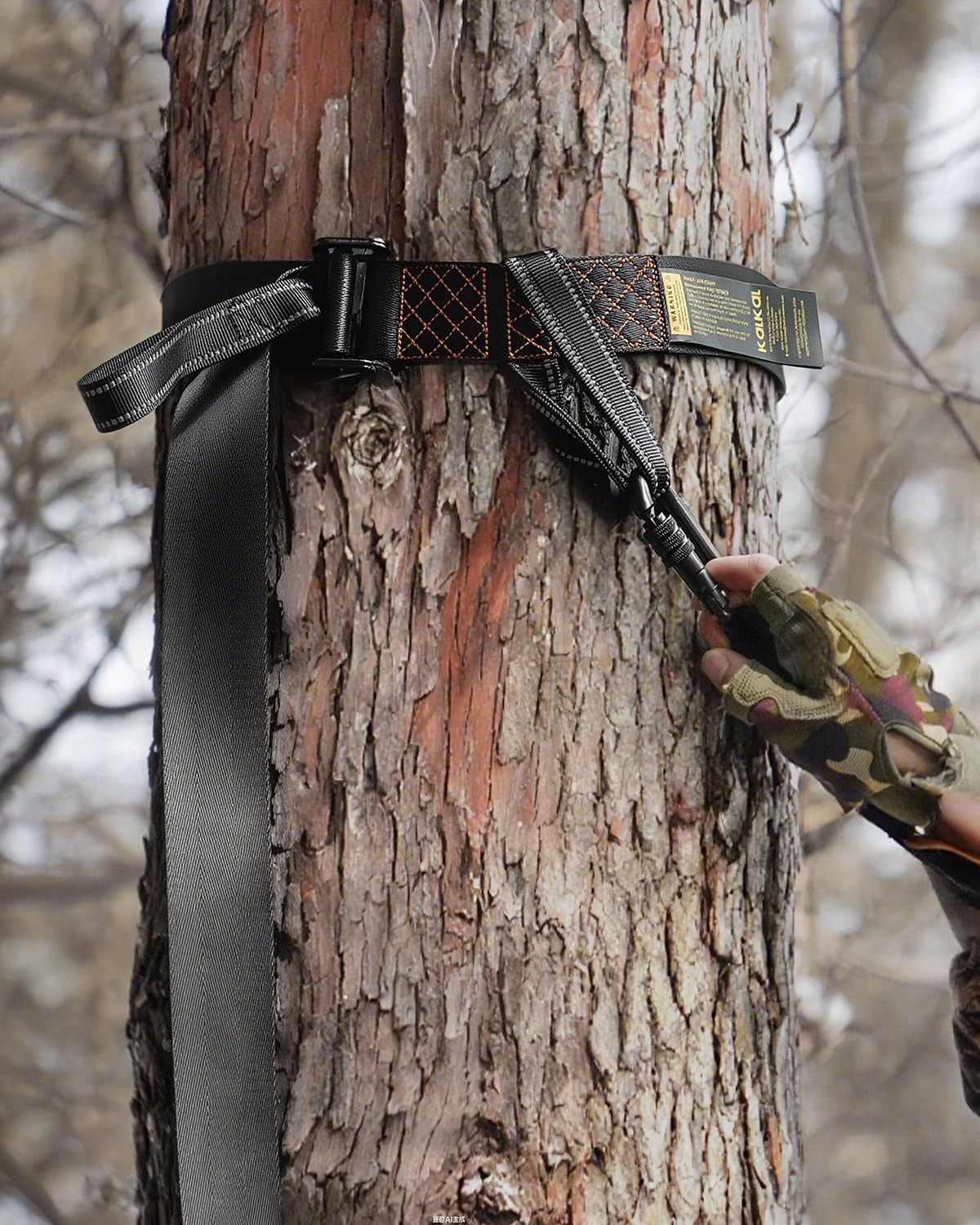 3 Pcs Heavy-Duty Tree Stand Harness Strap, Quick-Connect Treestrap for Tree S...