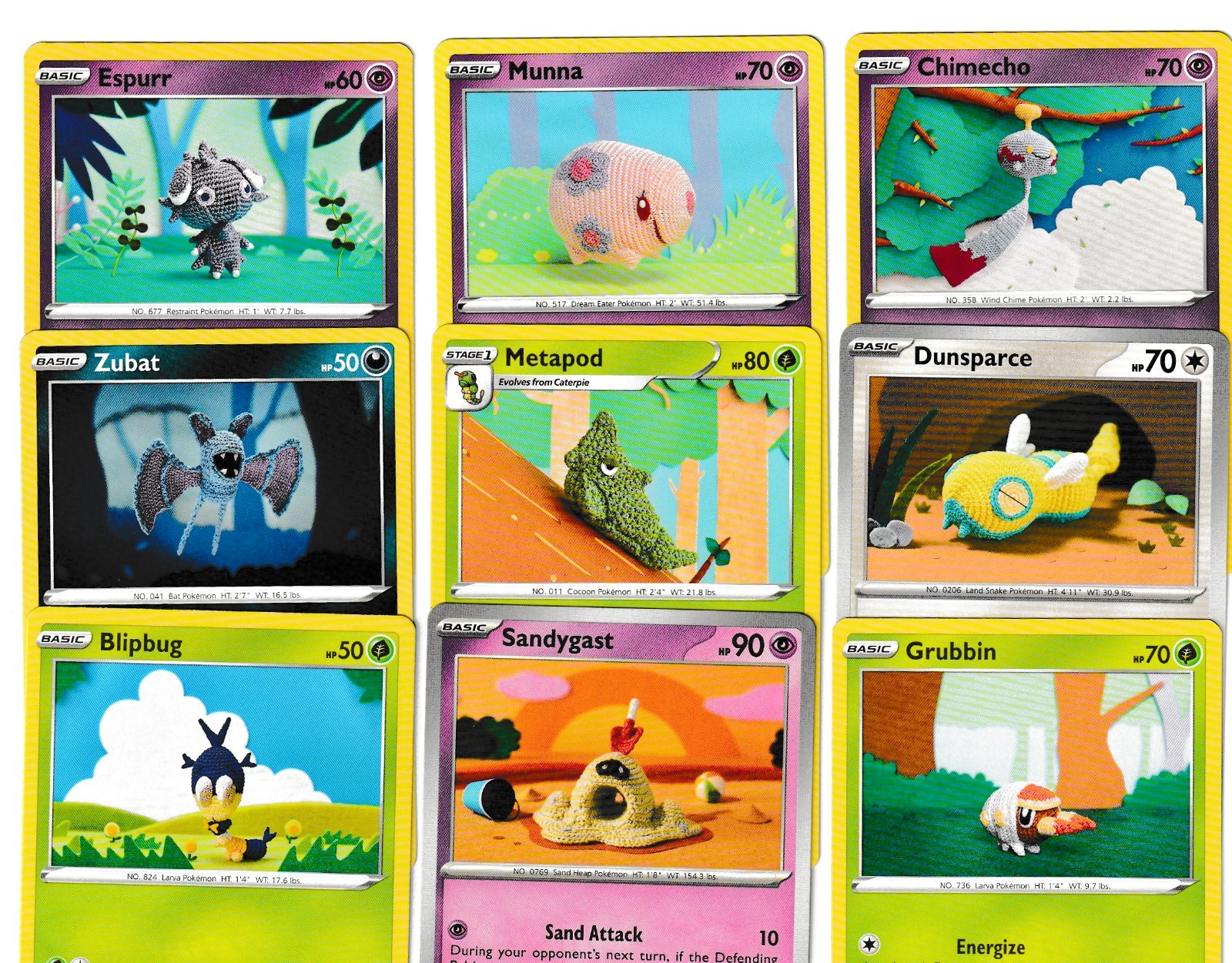 Asako Ito Crochet Pokemon Art Cards - Choose Your Pokemon! NM