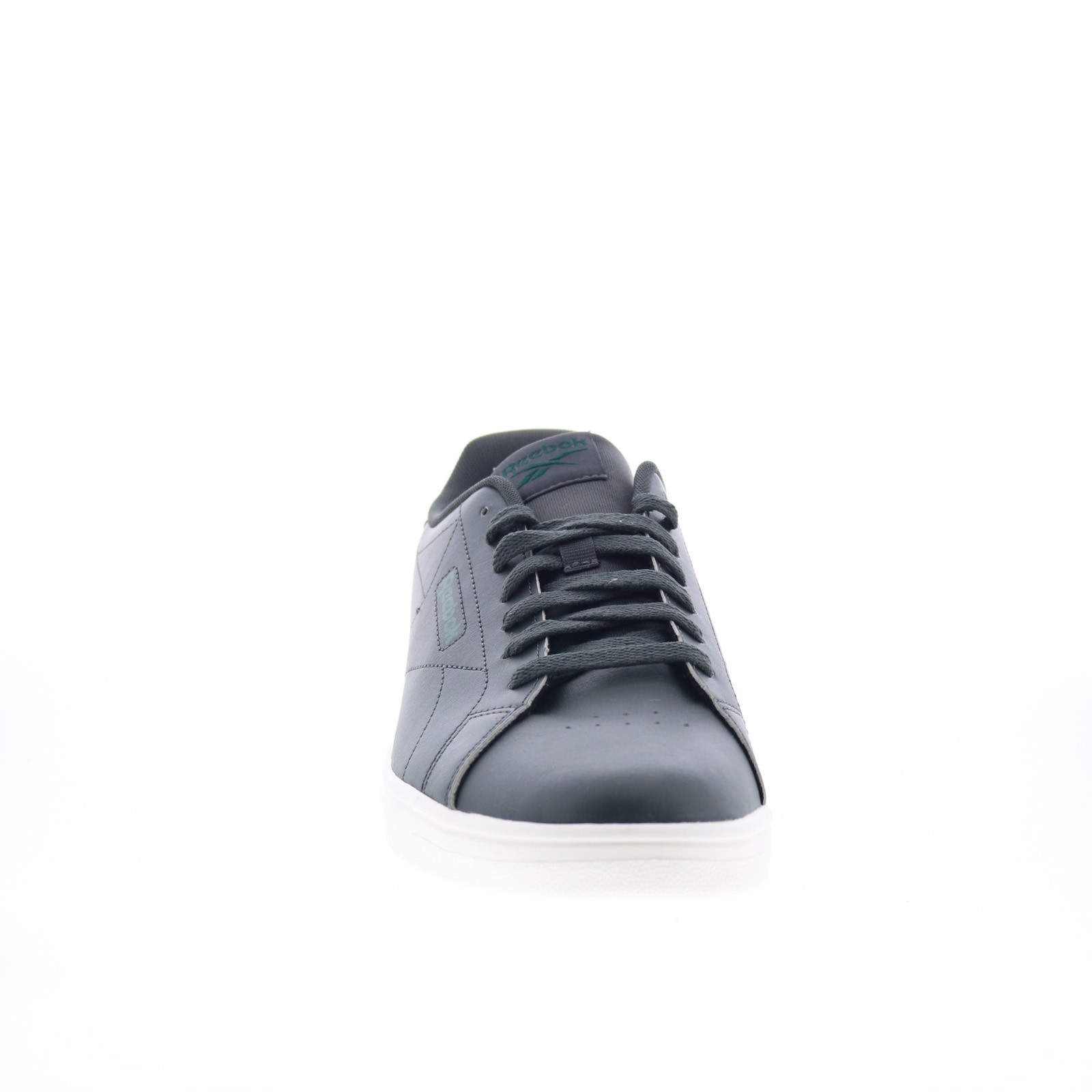 Reebok Court CLN Mens Gray Leather Lace Up Lifestyle Sneakers Shoes